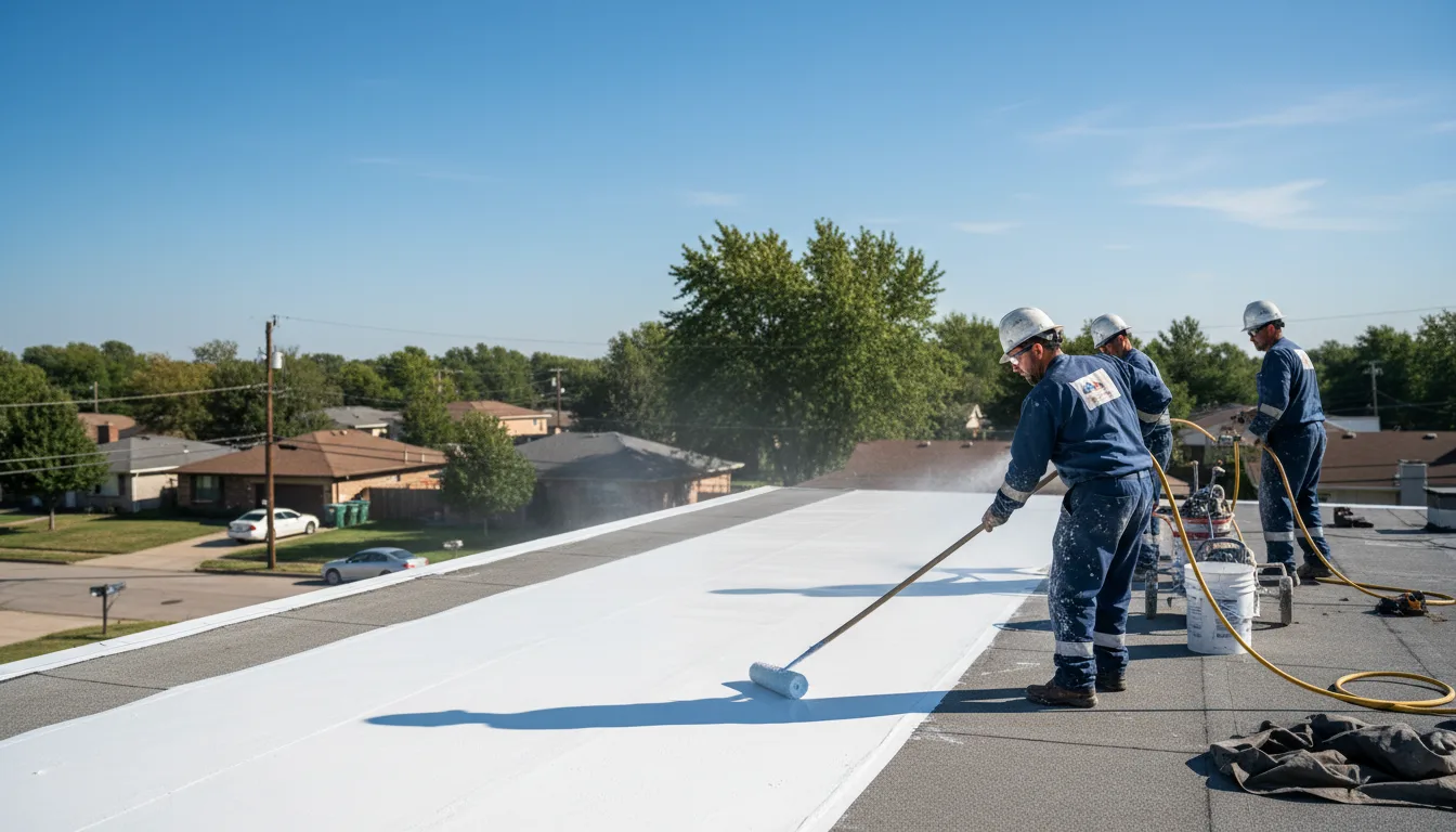Commercial roof coating in Geneva, NY near me